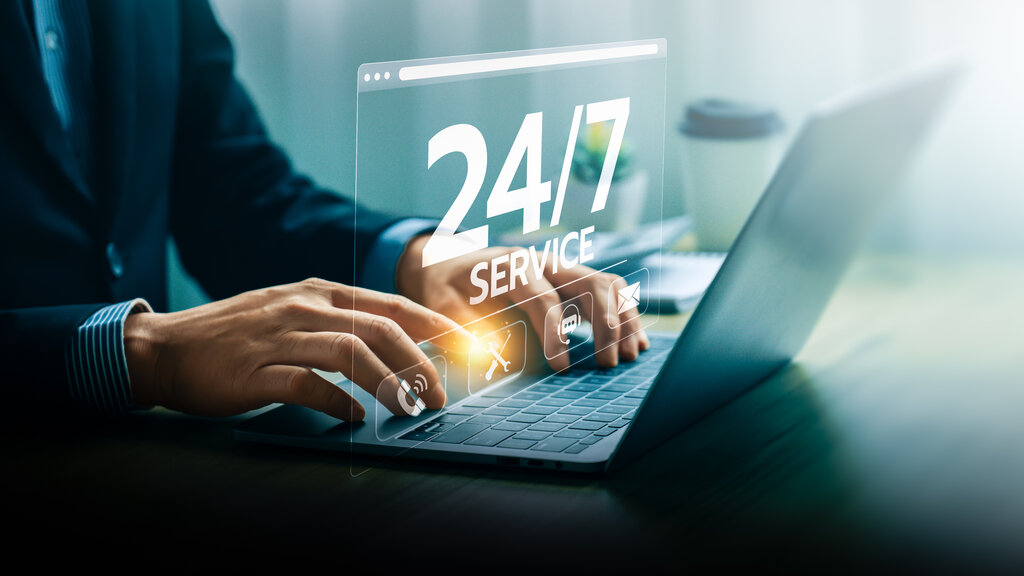 24/7 availability